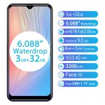 OUKITEL C15 Pro 3+32 4G Smartphone 6.088-inch MT6761 Quad-core 8MP+2MP