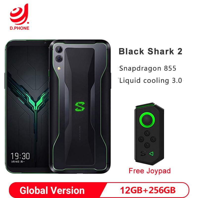 Global Version Xiaomi Black Shark 2 12GB 256GB Gaming Phone Snapdragon 855 Octa Core 48+12MP Camera 4000mAh Game Smartphone