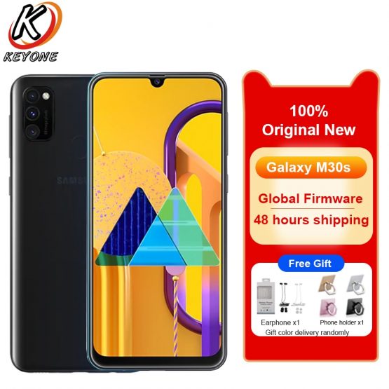 Brand New Samsung Galaxy M30s Mobile Phone 6.4" 6GB RAM 128GB ROM Octa Core Triple Rear Camera 48MP +8MP+5MP Dual SIM SmartPhone