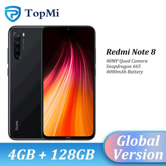 In stock!Global Version Xiaomi Redmi Note 8 4GB RAM 128GB ROM Smartphone 48MP Quad Camera Snapdragon 665 6.3" FHD+ Cellphone