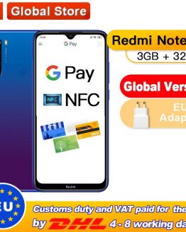 In Stock! Global Version Xiaomi Redmi Note 8T 32GB 3GB NFC Smartphone 48MP Quad Rear Camera Snapdragon 665 Octa Core 4000mAh