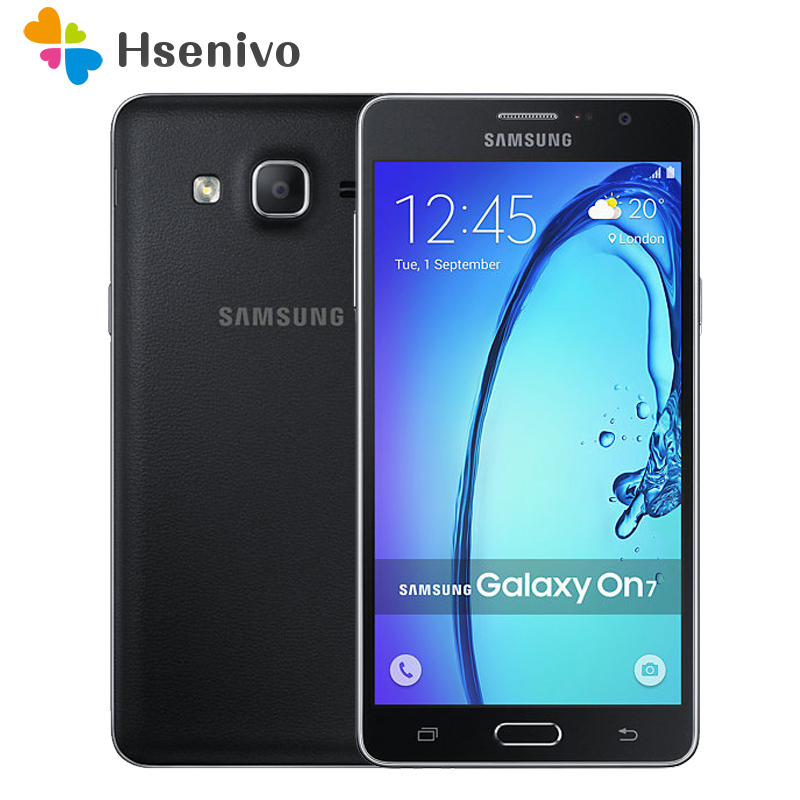 Original Samsung Galaxy On7 G6000 Unlocked Mobile Phone 5.5'' 8GB ROM 1.5 RAM 13MP Camera Dual sim card Smartphone refurbished