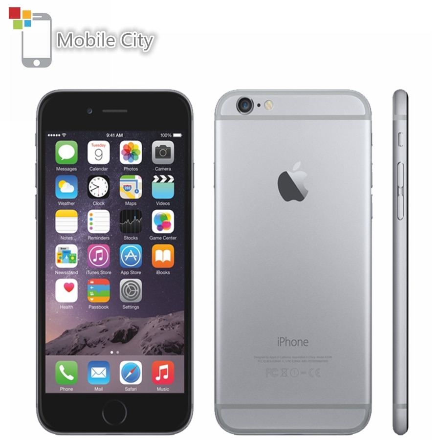 Apple iPhone 6 Plus Mobile Phone 5.5 inch Screen 16GB/64GB/128GB ROM Dual-core 8MP Camera Fingerprint 4G LTE Unlocked Smartphone