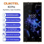Oukitel K3 Pro Mobile Phone Octa Core 4GB 64GB 5.5"Dual 2.5D Screen