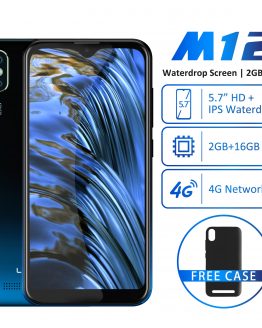 LEAGOO M12 Android 9.0 Smartphone 5.7" Water-drop 19:9 Screen 2GB RAM 16GB ROM MT6739WW Quad Core Fingerprint Face ID 4G Mobile