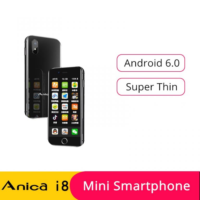 Original Mini Smartphone Anica i8 2.45" Android 6.0 WCDMA 3G CellPhone