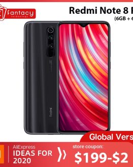 Global Version Xiaomi Redmi Note 8 Pro 6GB RAM 64GB ROM 64MP Quad Cameras MTK Helio G90T Smartphone 4500mAh 18W QC 3.0 UFS 2.1