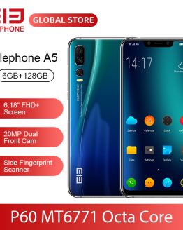 ELEPHONE A5 P60 MT6771 Octa Core Smartphone 6GB 128GB 6.18 Inch FHD+ U-Notch Screen 20MP Front Cam 4000mAh 4G Android 8.1 Mobile