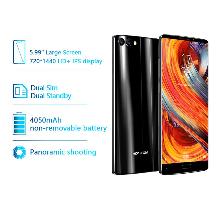 Global version HOMTOM S9 Plus 18:9 HD+ 5.99" Tri-bezelless Full Display