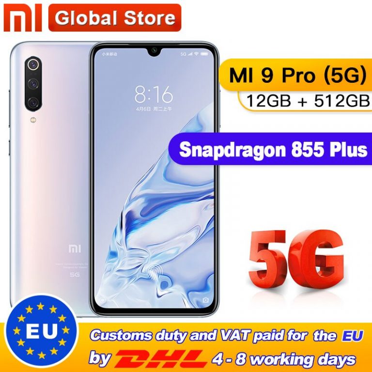 Xiaomi Mi 9 pro (5G) 12GB 512GB Smartphone Snapdragon 855plus 5G 48MP Triple Cameras 4000mAh Battery AMOLED 6.39 '' Mi9 pro 5G Xiaomi Mi 9 pro (5G) 12GB 512GB Smartphone Snapdragon 855plus 5G 48MP Triple Cameras 4000mAh Battery AMOLED 6.39 '' Mi9 pro 5G