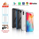 Melrose 2019 Smartphone featuring a 3.4-inch display, fingerprint recognition, and 4G LTE connectivity, designed for easy use and portability.