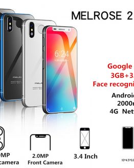 Melrose 2019 4G LTE Smartphone 3.4Inch Super mini Telefone 1GB 8GB Android 8.1 Fingerprint ID WIFI Hotspot Mobile Cell phone