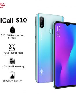 Global Version Allcall S10 Smartphone Helio P23 4GB+64GB Octa core 16MP Dual-camera 6.22" Waterdrop Screen 4G LTE Mobile Phone