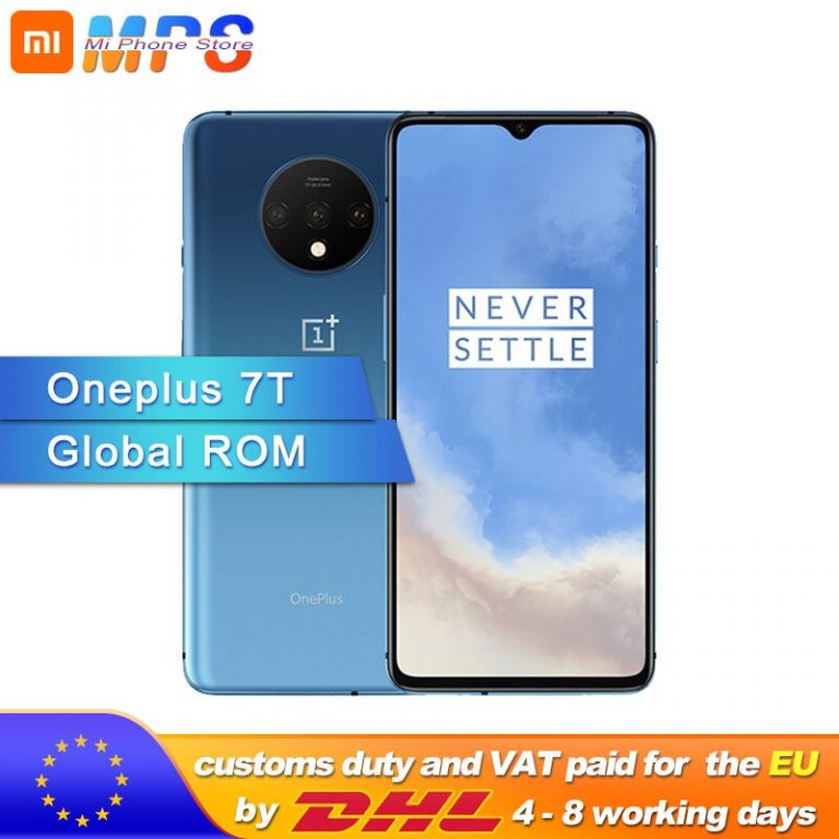 New Original Oneplus 7T 7 T Smartphone 8GB RAM 128GB ROM 256GB ROM Snapdragon 855 Plus 48MP Camera Android 10 6.55'' Screen 90Hz