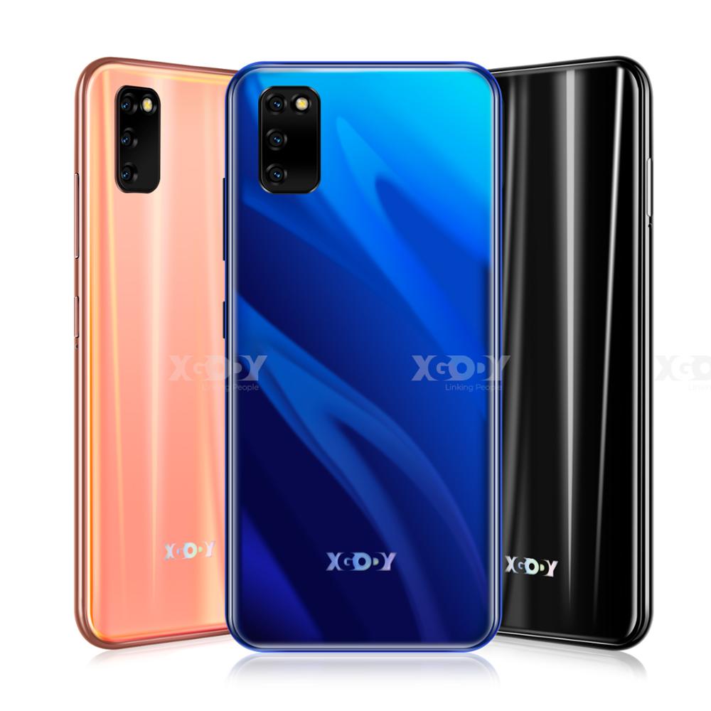 XGODY 4G Smartphone 3GB 32GB Android 9.0 6.3" Waterdrop Screen MTK6737 Quad Core 8MP 2850mAh Face ID Unlock Mobile Phone