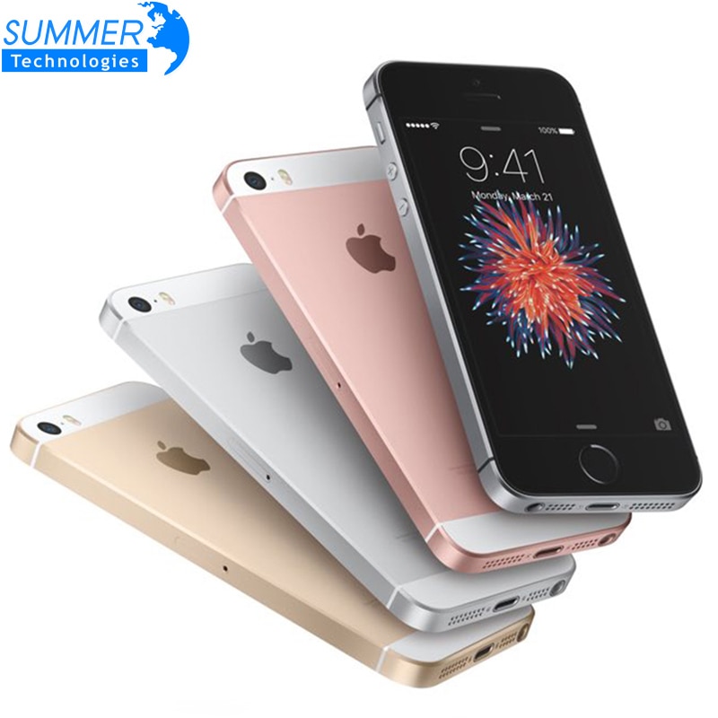 Apple iPhone SE Original Unlocked Fingerprint Mobile Phone A9 iOS 9 16/32/64GB ROM Dual Core 4G LTE 2GB RAM 4.0' Smartphone