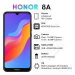 Honor 8A Smartphone Global Rom 3GB RAM 32GB/64GB ROM Android 9.0