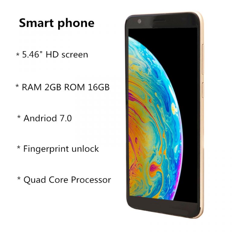 3G smartphone 5.46" HD screen Andriod 7.0 Fingerprint unlock mobile phone 2GB RAM 16GB ROM Dual rear Camera Dual Sim GSM phones 2 3G Smartphone with 5.46" HD Screen & Fingerprint Unlock - Affordable Android Mobile Phone 📱💡