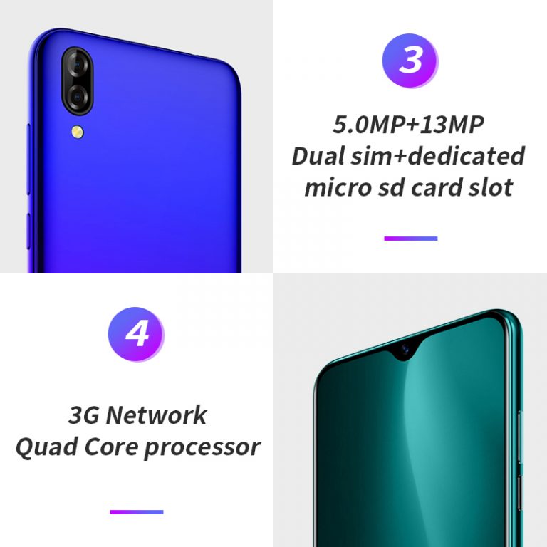 Blackview A60 6.1” 19:9 1GB RAM 16GB ROM Smartphone 4080mAh Battery