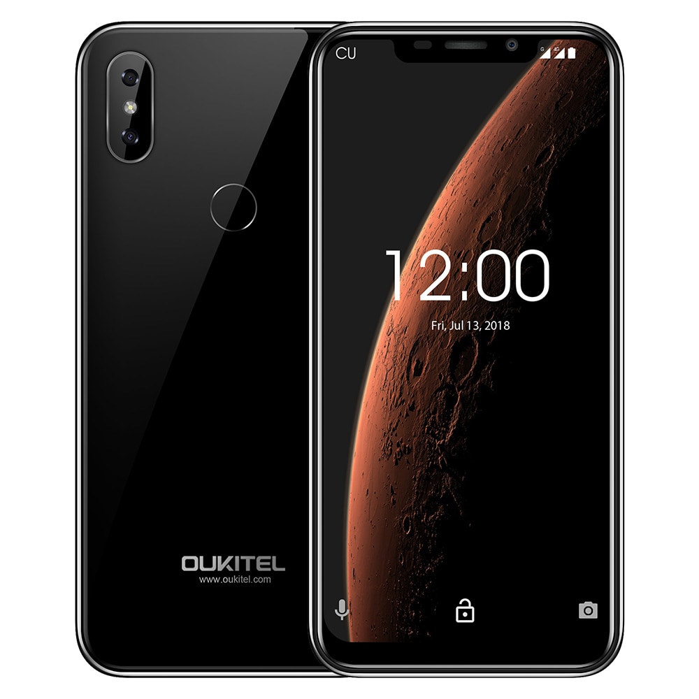 OUKITEL C13 Pro 6.18 inch 4G Mobile Phone Android 9.0 Quad Core 1.5GHz IMG 8XE 1PPC 2GB RAM 16GB ROM Camera 3000mAh Smartphone