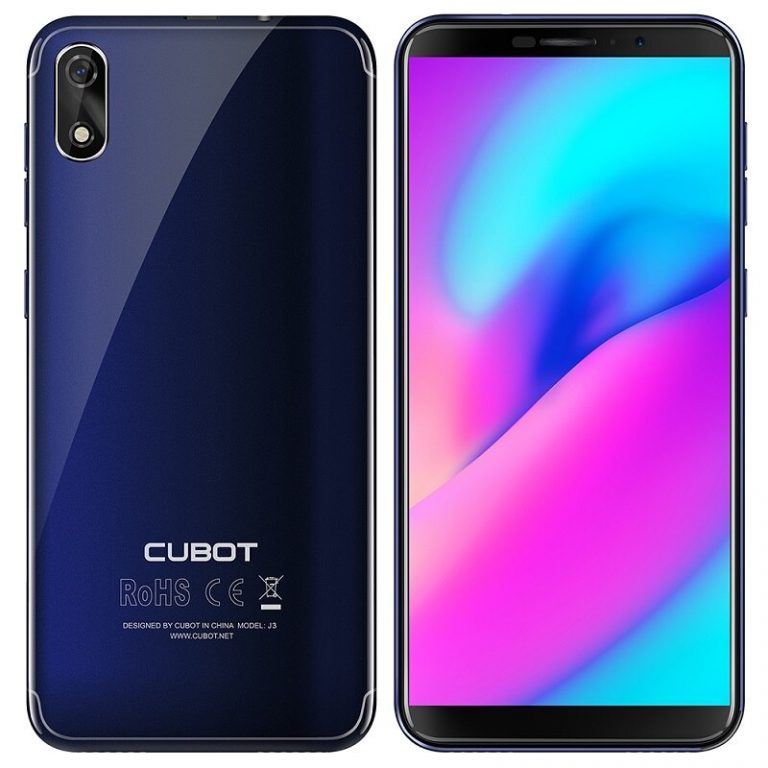 Cubot J3 1GB 16GB 5.0 Inch 18:9 TN Display Quad-Core Smartphone Dual Sim