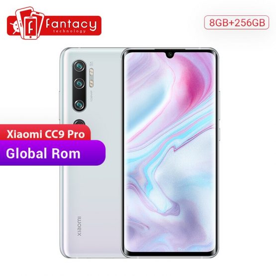 New Global Rom Xiaomi Mi CC9 Pro 8GB 256GB Snapdragon 730G Smartphone 108MP Penta 5 Cameras 6.47''AMOLED Screen 5260mAh Battery