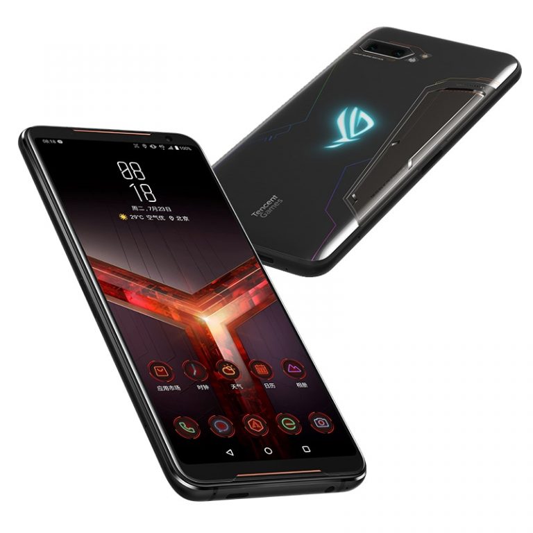 Global ROM ASUS ROG 2 6.59 Inch FHD + 6000mAh Android 9.0 NFC 8GB RAM