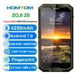 HOMTOM ZOJI Z8 IP68 shockproof Moblie Phone 4GB + 64GB Octa core Android