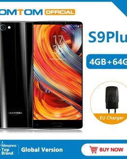 Global version HOMTOM S9 Plus 18:9 HD+ 5.99" Tri-bezelless Full Display Cell phone MTK6750T Octa Core 4G+64GB 4G LTE Smartphone