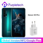 Global Version Honor 20 Pro Smartphone Kirin Octa Core 7nm 6.26'' 8G