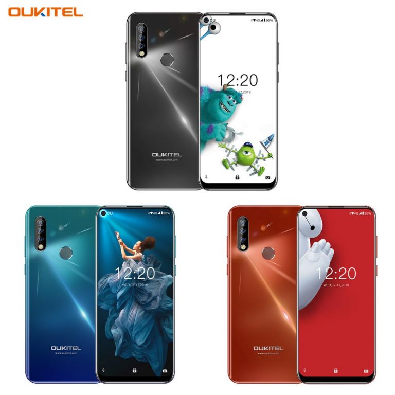 OUKITEL C17 Pro Dual 4G Android 9.0 Smartphone Fingerprint Face ID Cellphone