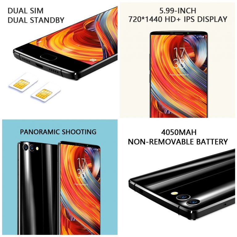 Global version HOMTOM S9 Plus 18:9 HD+ 5.99" Tri-bezelless Full Display