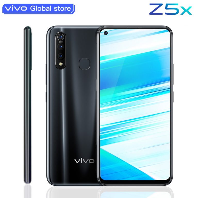Brand New vivo Z5x Mobile Phone 6.53" Screen 8G 128G Snapdragon710 Octa Core Android 9 5000mAh Big Battery Smartphone