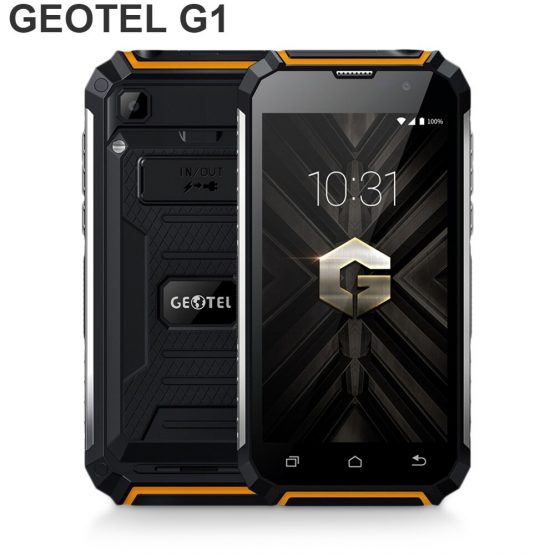 GEOTEL G1 5-inch 3G Smartphone Android 7.0 2GB RAM 16GB ROM MTK6580A 4-core 1.3GHz Water-resistant 7500mAh Mobile Cellphones