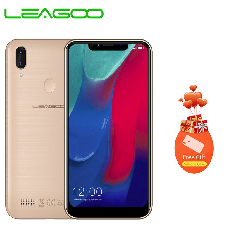 LEAGOO M11 Smartphone Android 8.1 6.18" 4000mAh 2GB RAM 16GB ROM MT6739 Quad Core Rear Fingerprint Rapid Charge 4G Mobile Phone