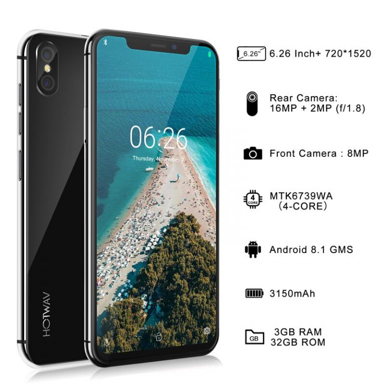XGODY 4G Face ID Mobile Phone Android 8.1 GMS 6.26" 18:9 Notch Screen 3G 32G Quad Core 16MP Camera 3150mAh Celular Smartphone 2 XGODY 4G Smartphone - 6.26" Full Screen with Face ID & Dual 16MP Rear Cameras 📱✨