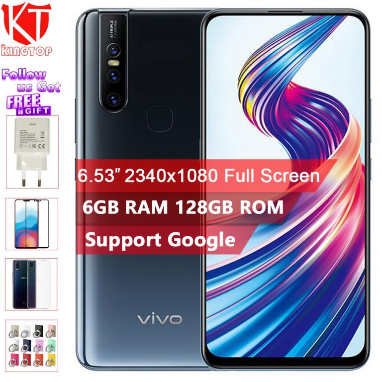Original vivo S1 Mobile Phone 6.53" 6GB 128GB Helio P70 Octa Core 3940mAh Front Camera 24.8MP 3 Rear Cameras Selife Smartphone