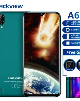 Presale Blackview A60 Smartphone 4080mAh 19:9 6.1 inch dual Camera 1GB RAM 16GB ROM Mobile phone 13MP+5MP MT6580 3G Mobile Phone