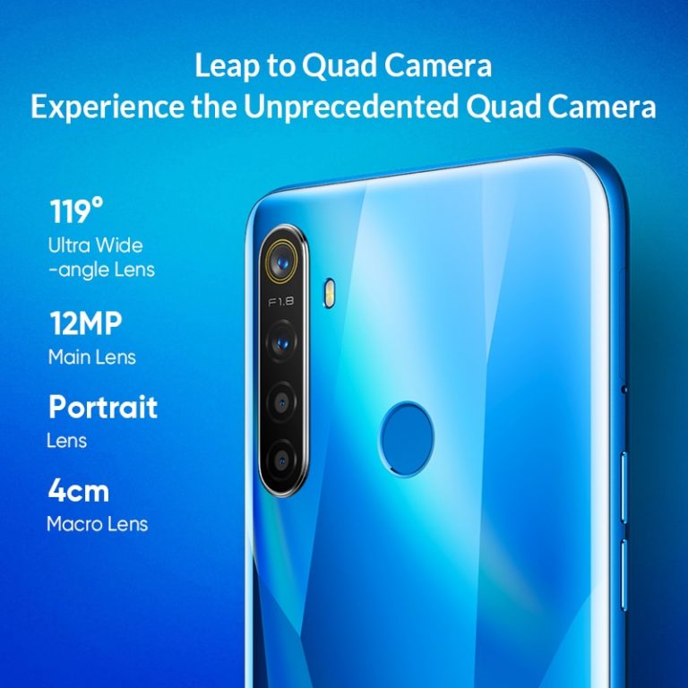 Global Version Realme 5 R5 6.5 inch Moblie Phone Snapdragon AIE 3GB 64GB