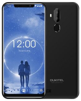 OUKITEL C12 3G Mobile Phone 6.18 inch Android 8.1 MT6580 Quad Core 1.3GHz 2GB+16GB 8MP+2.0MP Camera Fingerprint Smartphone