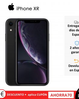 Smartphone Apple iPhone XR, 64 GB, 3 GB RAM, Band 4G/LTE/Wi-Fi, 15,5 cm (Pantalla 6.1 "), Color negro, versión Española