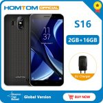 HOMTOM S16 Smartphone with 13MP Camera, 5.5-inch HD Screen, and Fingerprint Sensor