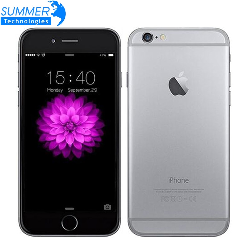 Original Apple iPhone 6 Dual Core Mobile Phone IOS WCDMA LTE 4.7' IPS 1GB RAM 16/64/128GB ROM Used Smartphone