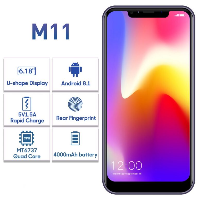 LEAGOO M11 Smartphone Android 8.1 6.18" 4000mAh 2GB RAM 16GB ROM