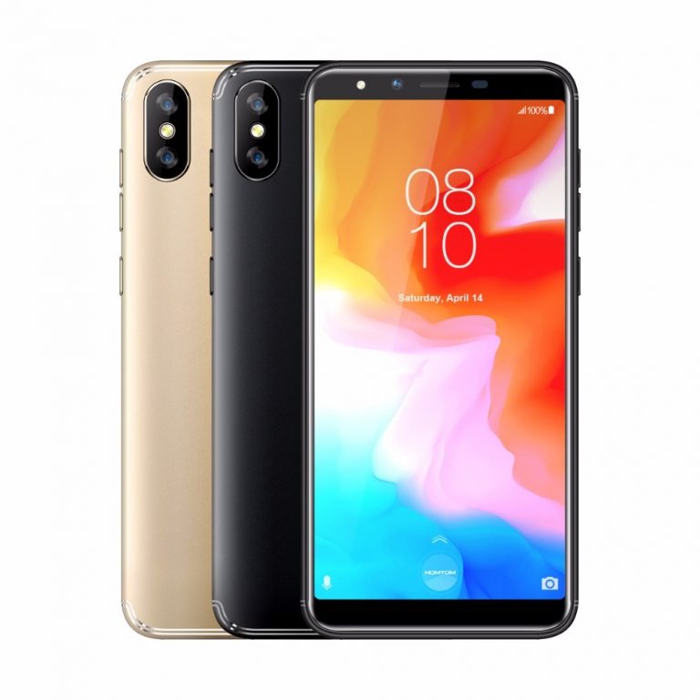 HOMTOM H5 Android 8.1 3GB+32GB 5.7 inch incell Screen Mobile Phone Face ID Fingerprint ID MTK6739 Quad Core OTA OTG Smartphone
