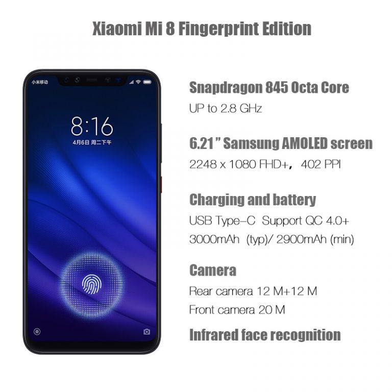 Global Rom Xiaomi Mi 8 Pro Mi8 Transparent 6GB 128GB Screen Fingerprint Snapdragon 845 Octa Core 6.21'' Smartphone Dual Camera 1 Global Rom Xiaomi Mi 8 Pro Mi8 Transparent 6GB 128GB Screen Fingerprint