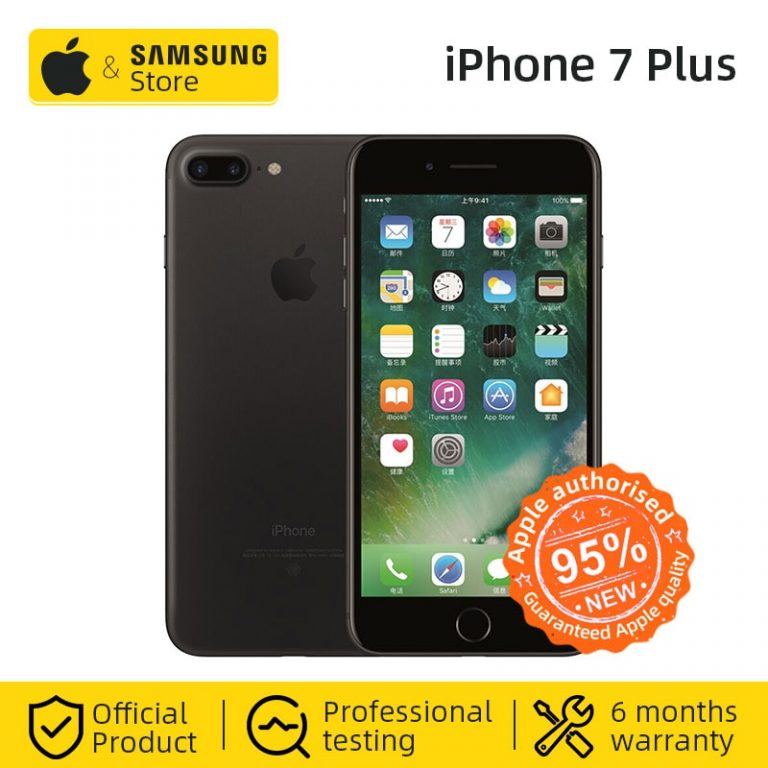 Original Apple iPhone 7 Plus 3GB RAM 32GB IOS CellPhone 12.0MP Camera Quad-Core Fingerprint LTE Smartphone（95% new