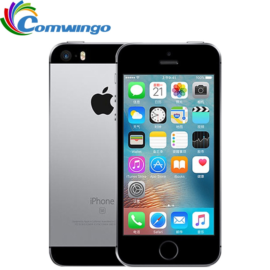 Original Unlocked Apple iPhone SE 2GB RAM 16G/32G/64GB ROM Mobile Phone A9 iOS 9 Dual Core 4G LTE 4.0'' Fingerprint Smartphone