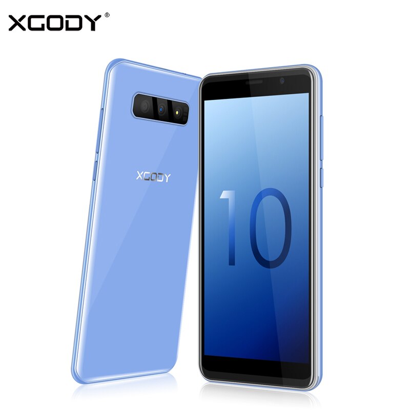 XGODY S10 Smartphone Android 8.1 2GB 16GB 5.5 inch 18:9 Full Screen Mobile Phone MT6580 Quad Core Dual Sim 5MP 2500mAh Cellphone