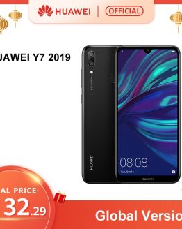 HUAWEI Y7 2019 Global Version Smartphone Android 3GB 32GB 4000mAh 6.26 Inch Face ID Unlock Dual AI Camera Snapdragon 450